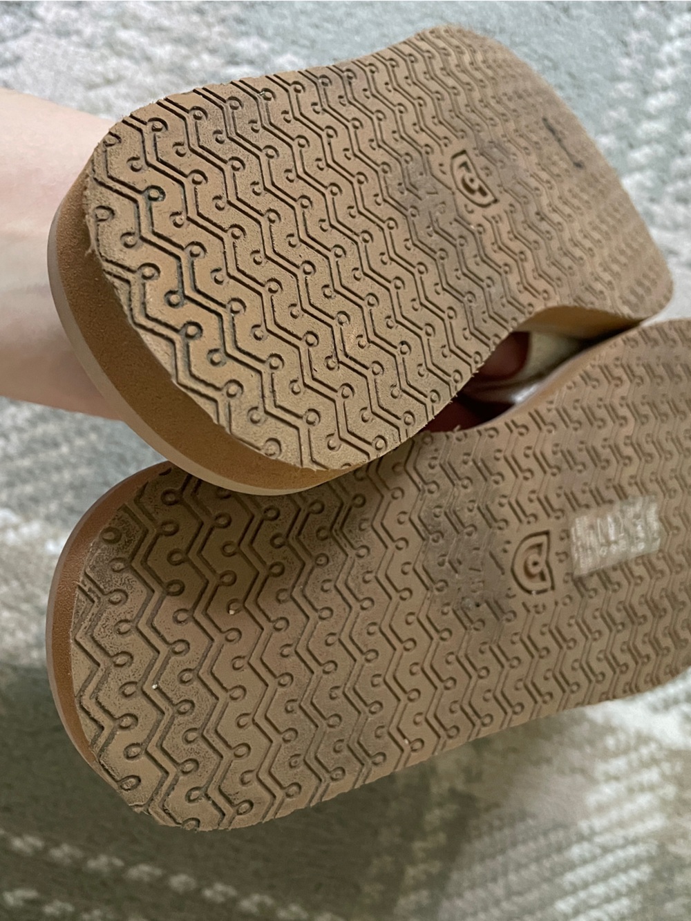 Rothy’s The Slide cream knit sandals 7.5 - Picture 5 of 7